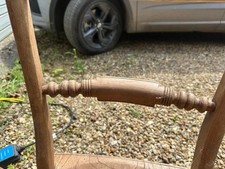 Late c.19th Windsor Farmhouse Kitchen Dining Chairs (Victorian) set of four