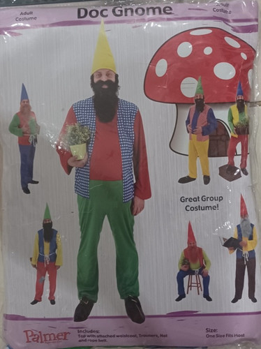 Doc mens happy gnome costume - doc,