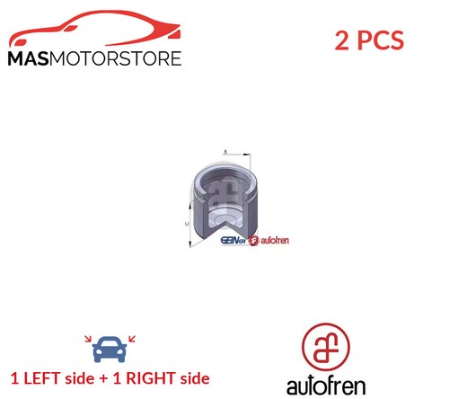 Brake caliper piston - caliper, pair