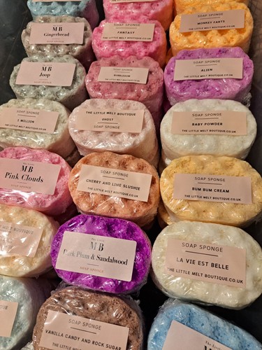 Scented soap sponge - sponge, (choose
