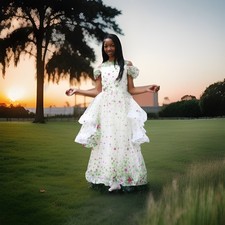 Girl's Floral Dress American