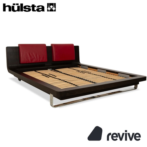 Hülsta tamis wood leather bed - hülsta,