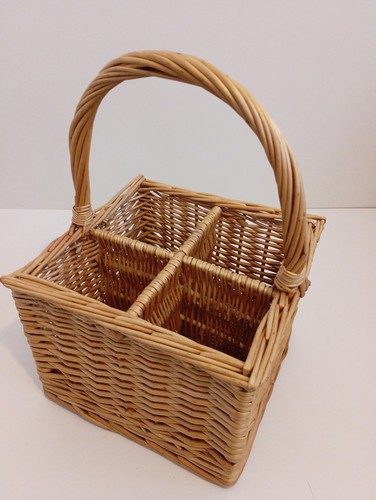 Sturdy wicker carrying basket - sturdy,