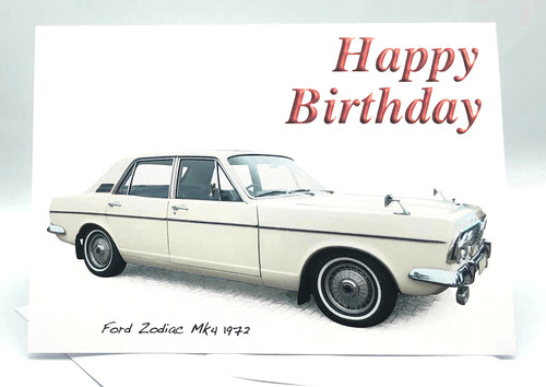 Ford zodiac mk4 1972 5x7in - ford,