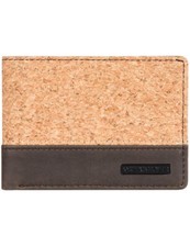 Quiksilver Natiberry Faux Leather Wallet in Chocolate Brown