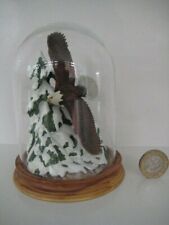 FRANKLIN MINT RONALD VAN RUYCKEVELT WINGS OF GLORY EAGLE BIRD IN GLASS DOME  