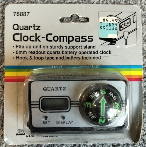 Vintage quartz clock - vintage,