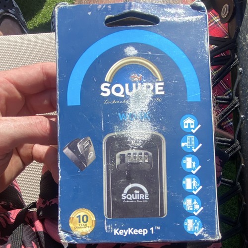 Squire keykeep blue metal - keykeep,