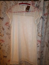 NEW FRANCESCA'S WHITE DEE LACE