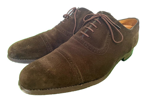 Charles tyrwhitt brown suede - brown,