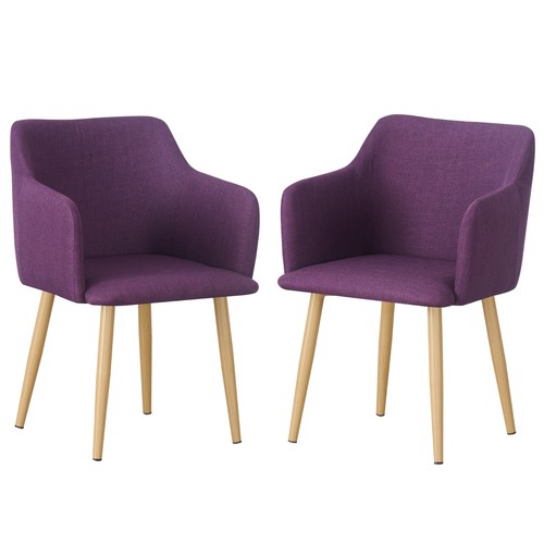 2pcs fabric tub armchairs - armchairs, with
