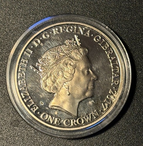 Gibraltar proof crown 70th - proof,