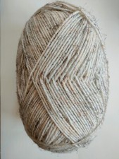 225g King Cole Fashion Aran Knitting Yarn - Wool Blend, Fleck - Shade 100 - Oban