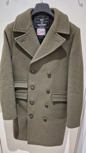 Superdry wool blend military - superdry,