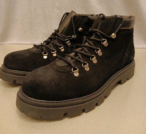 Firetrap black leather walking - firetrap,