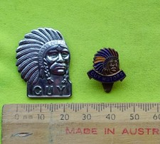 1930/50s GUY Commercial Vehicle Lorry Bus Truck cars Armoured enamel lapel badge