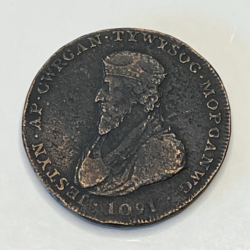 1795 glamorgan halfpenny - 1795,