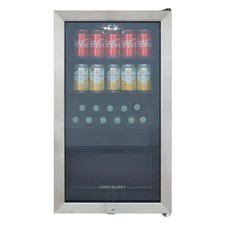 Dent Cookology 105 Cans Under Counter Drinks Fridge Cooler - S/Steel CBC98SS