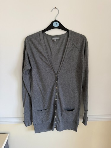 Ladies grey long - , cardigan