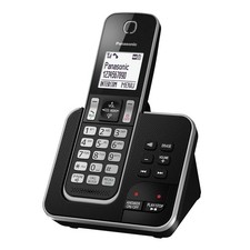 Panasonic Cordless Phone Single With Answering Machine Hands Free Functionality