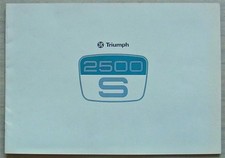 TRIUMPH 2500S Car Sales