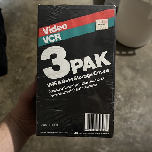 Sealed vintage pack vhs beta - vintage,
