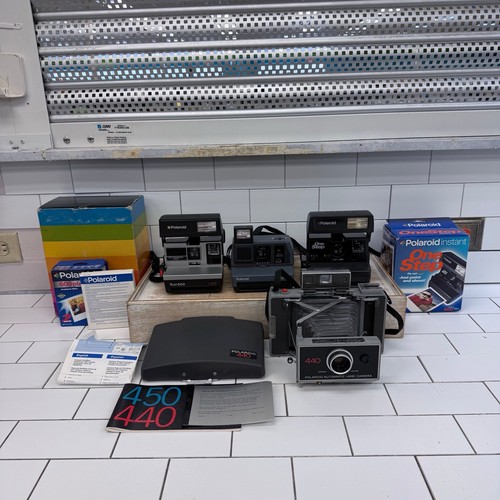 Vintage polaroid camera - camera, lot