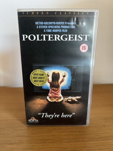 Poltergeist vhs video - poltergeist,
