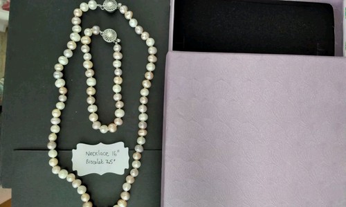 Freshwater pearl set - freshwater, and