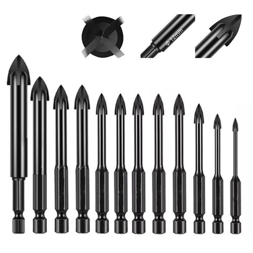 12pc diamond drill bit - 12pc,