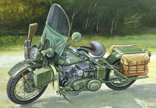 Army wwii motorcycle - us,