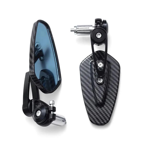 Motorcycle black carbon look - black,
