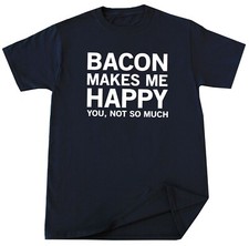 Bacon Lover T-shirt BBQ Egg Bacon Delicious Meat Eat Pork Shirt Christmas Gift