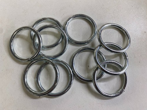 38mm zinc curtain rings x - 10,