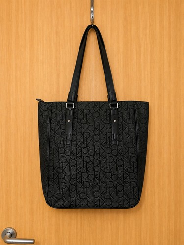Calvin klein monogram tote bag - calvin,