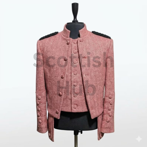 Men pink tweed argyll - men’s,