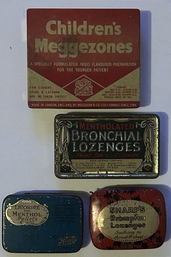 Vintage empty tins boots - empty, tins,boots