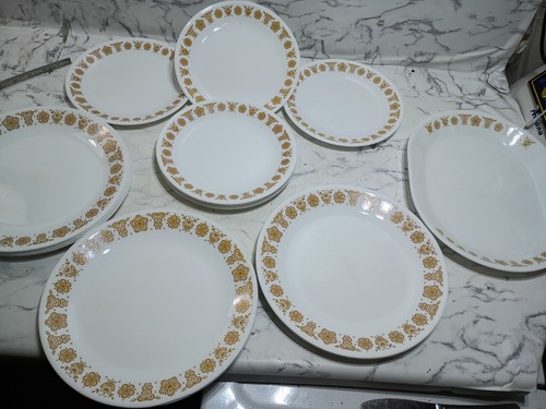 Corelle butterfly gold 17pc - corelle,