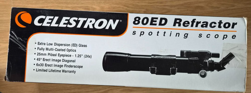 Celestron refractor - ed,