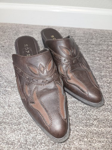 Roper brown pointed toe - roper,