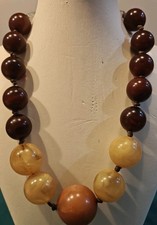 Large bakelite eggyolk - bakelite,