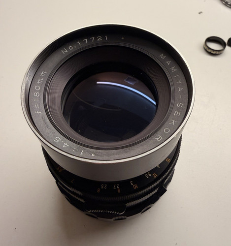 Mamiya sekor 180mm 5 - 180mm, f/4.5