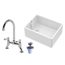 Fireclay 1 Bowl Belfast Sink