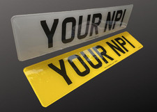 Premium 2D Car Number Plates  Road Legal DVLA MOT Compliant Replacement Reg Pair