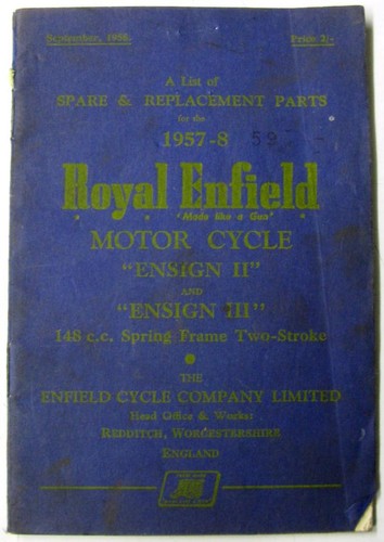 Royal enfield ensign iii - +,