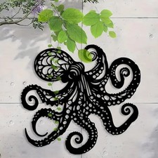 Metal Octopus Wall Art Artwork