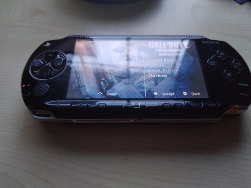 Sony psp 1003 black console - 1003,