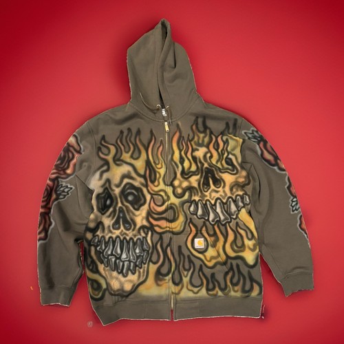 Hand airbrushed carhartt loose - carhartt,