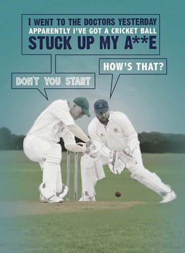 Apparently got a cricket - apparently,