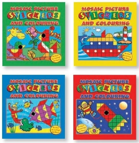 Mosaic picture stickers - mosaic, and